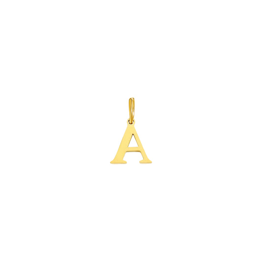 Golden Letter Charm