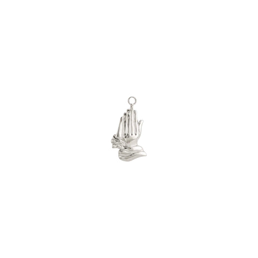 SILVER PRAYERS CHARM.