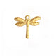 Golden Dragonfly Charm