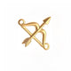 Golden Arrow Charm