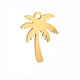 Golden Palmtree Charm