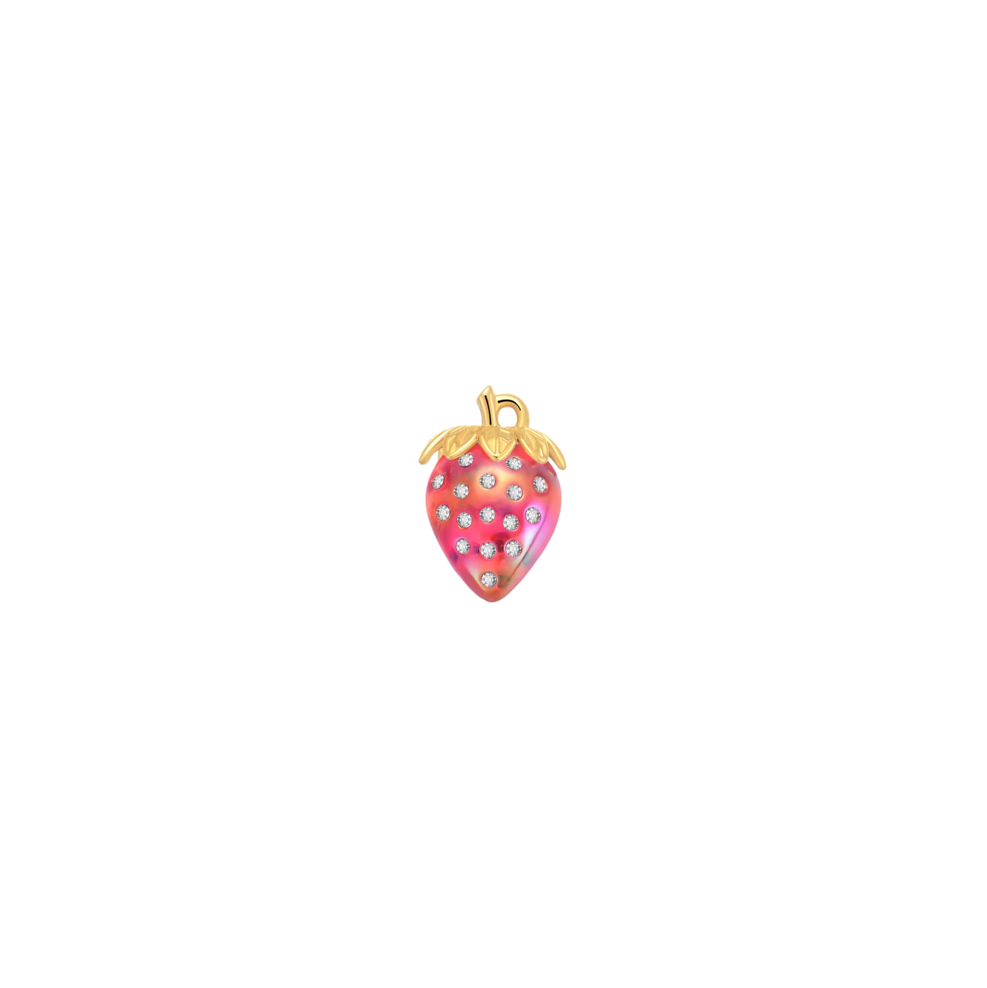 RED STRAWBERRY CHARM.