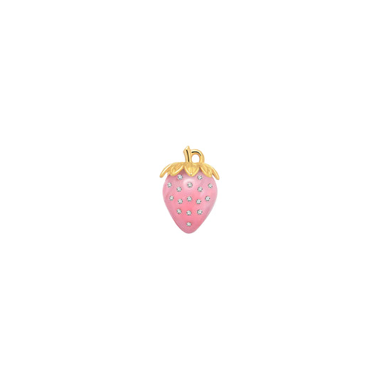 PINK STRAWBERRY CHARM.