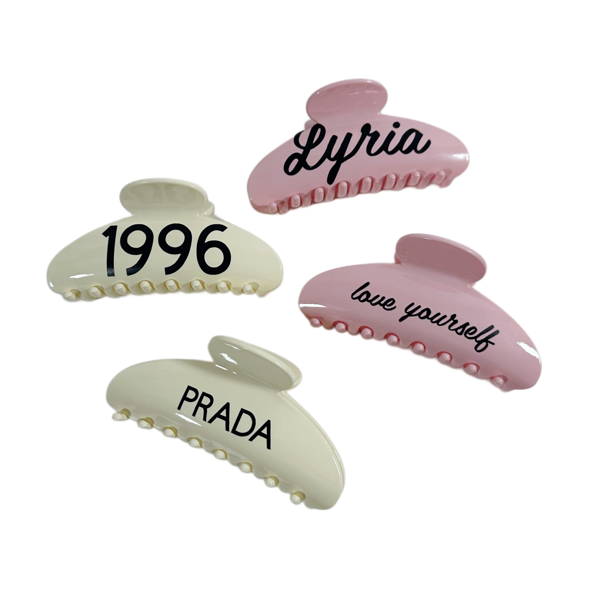 PERSONALISIERTE HAARKLAMMER.