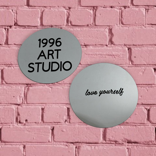 SPIEGELSTICKER PERSONALISIERT.