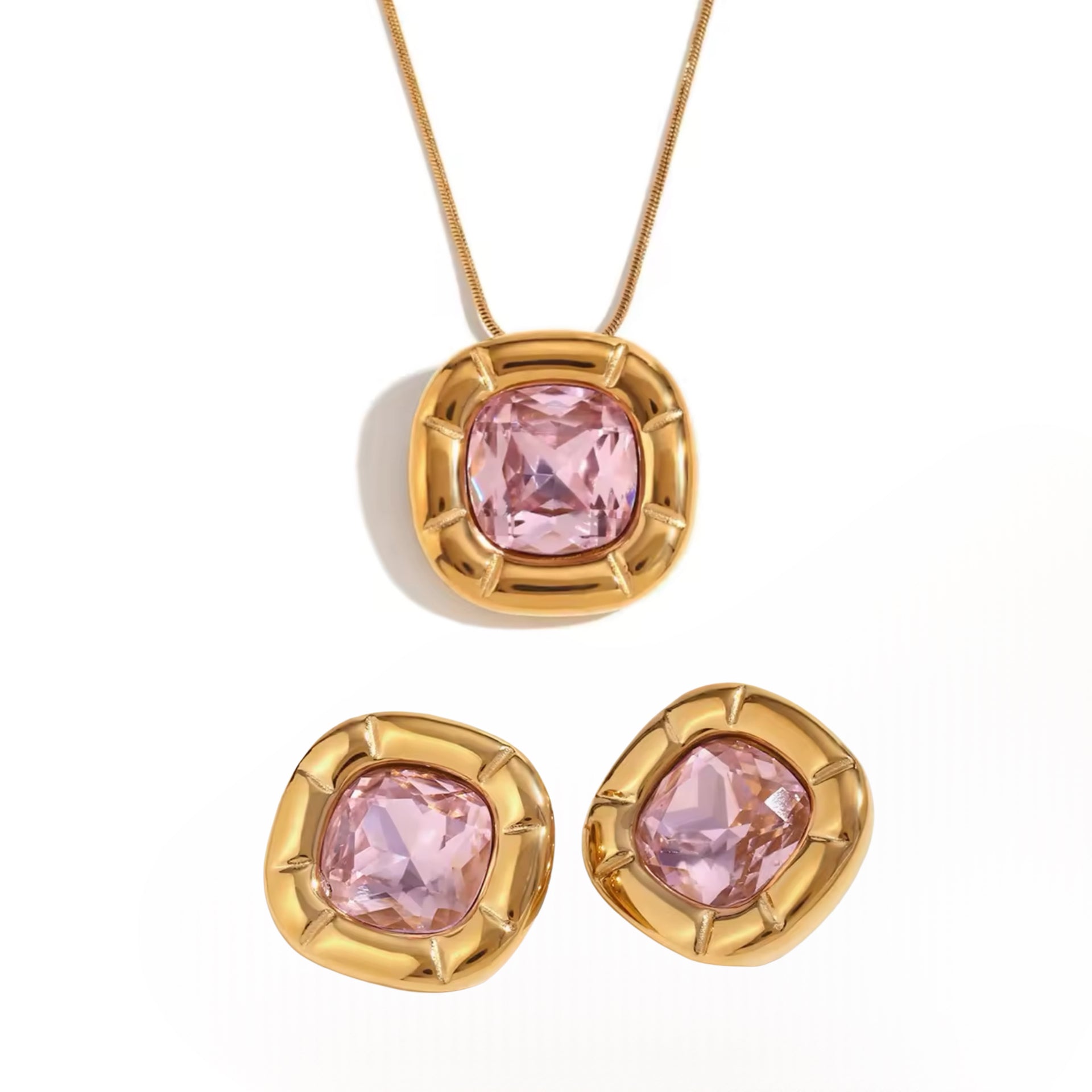 Schmuck-Set „SHINY PINK“