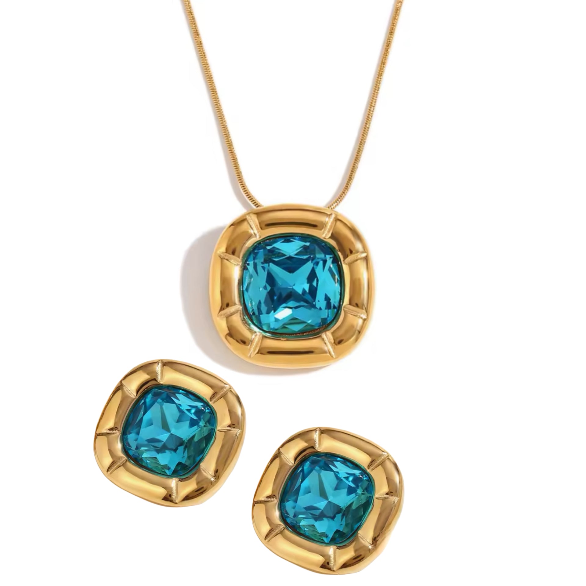 Schmuck-Set „SHINY BLUE“