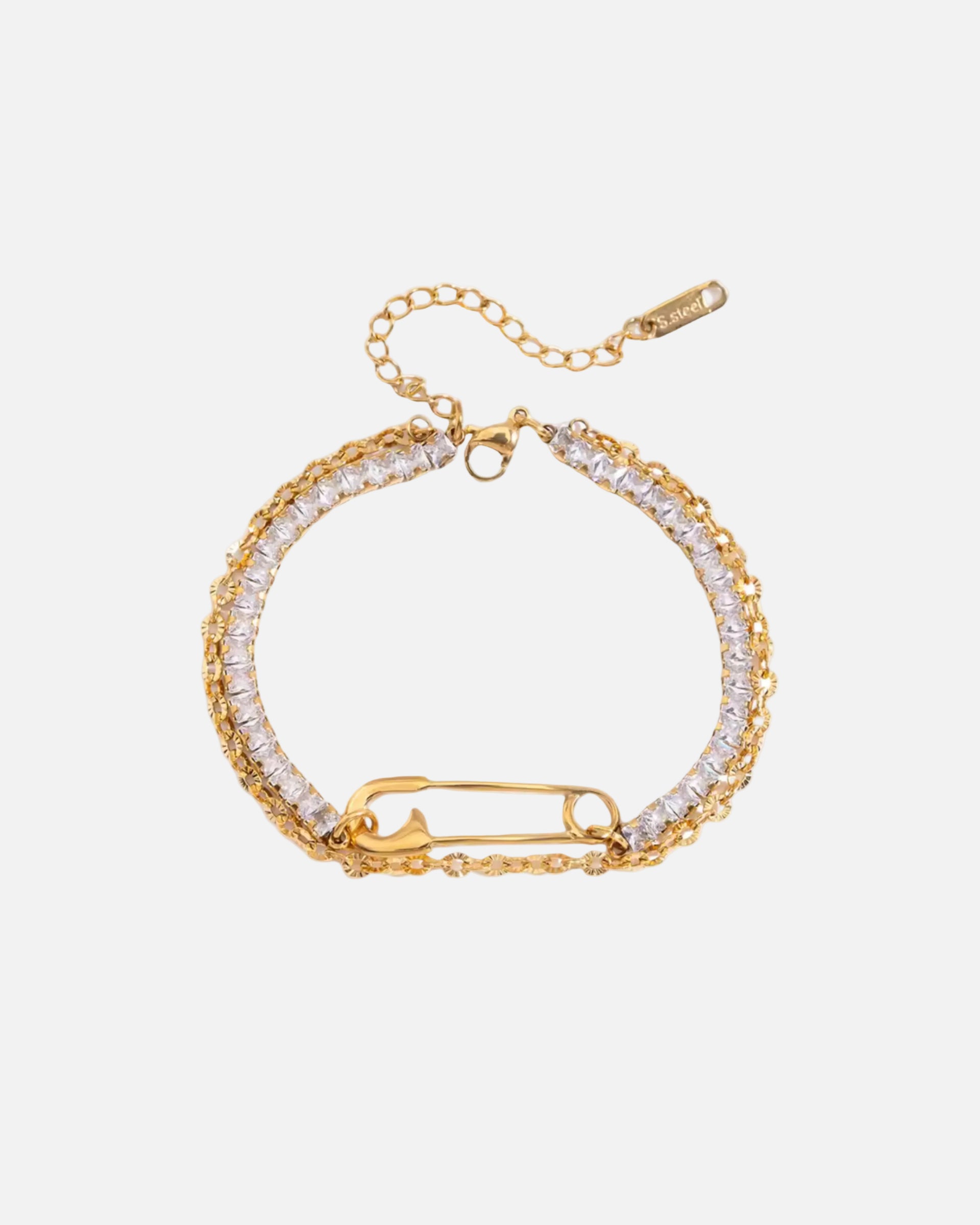 ARMBAND SHINY PAPERCLIP.