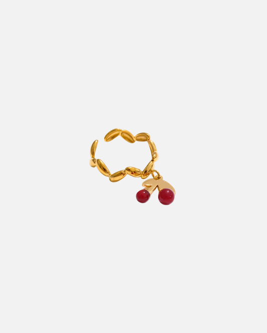 RING CHERRY CHARM.