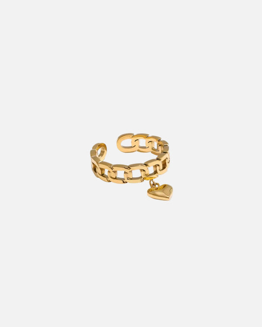 RING HEART CHARM.