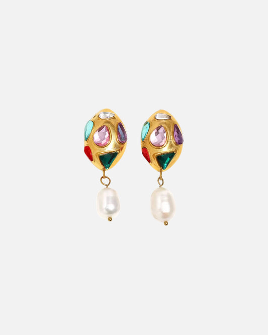 OHRRINGE SHINY STONES.