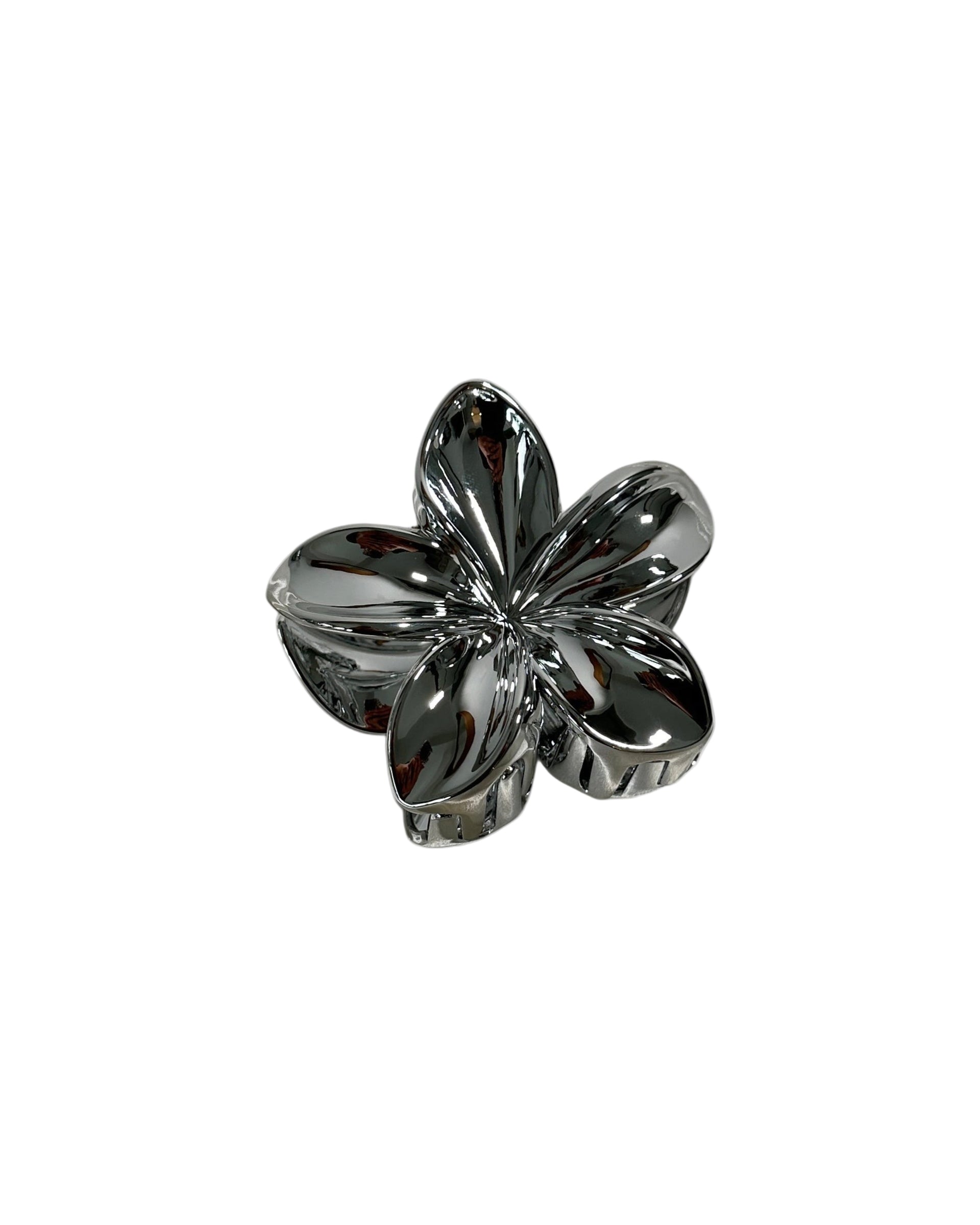 HAARSPANGE SILVER FLOWER.