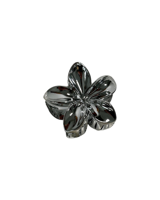 HAARSPANGE SILVER FLOWER.