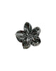 HAARSPANGE SILVER FLOWER.