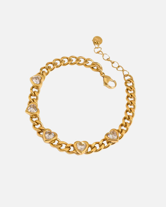 ARMBAND CHUNKY HEARTS.