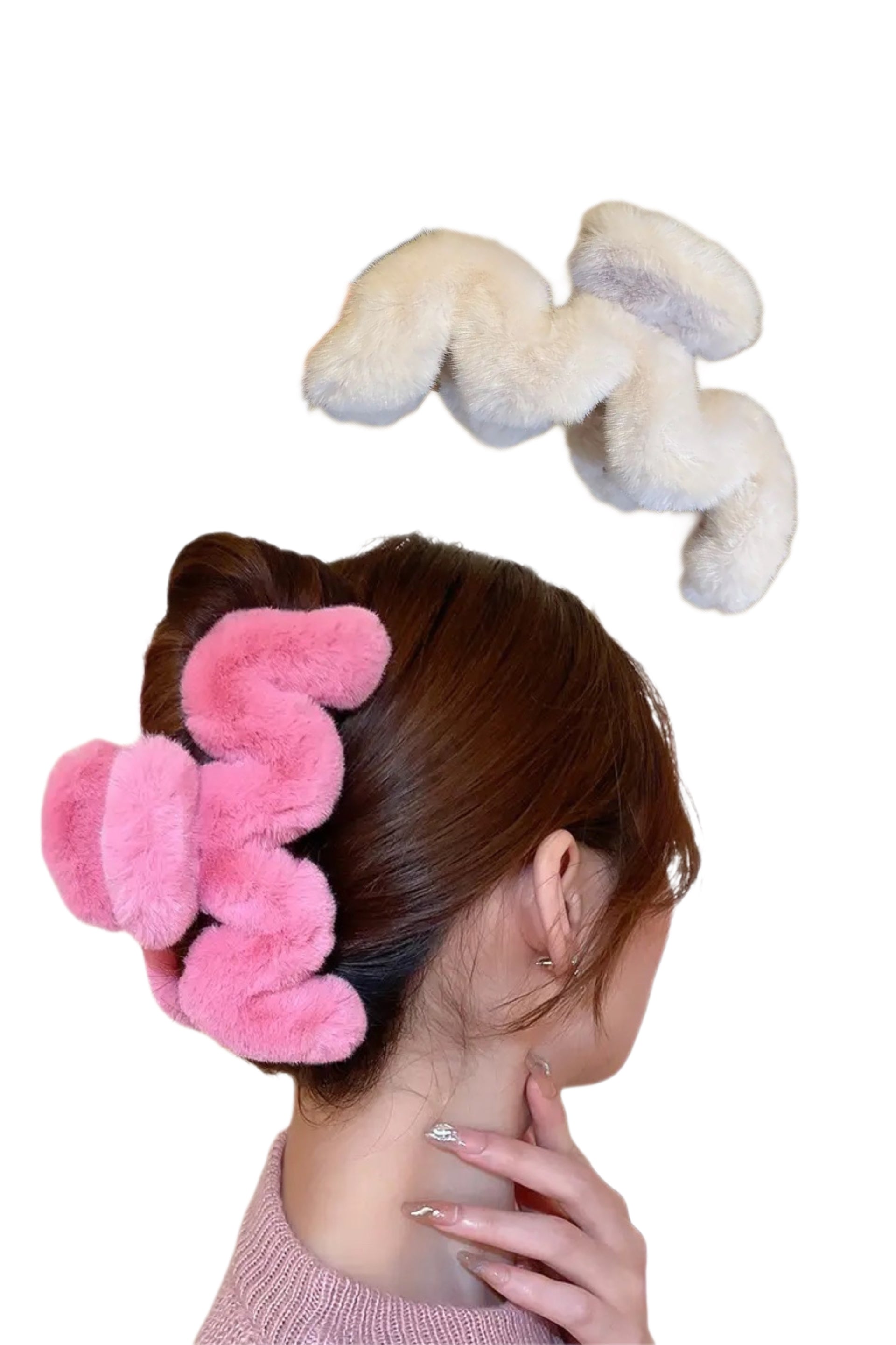 HAARSPANGE FLUFFY WAVE.