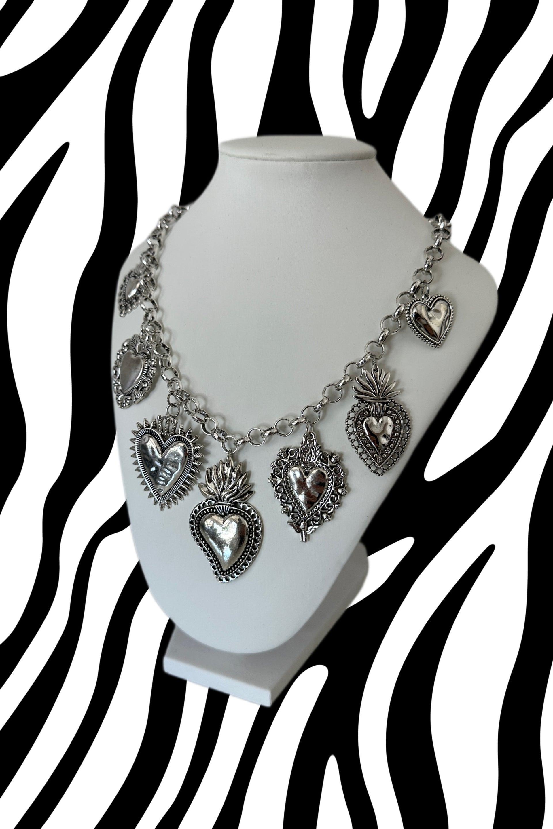 Charm-Kette „VINTAGE HEARTS“