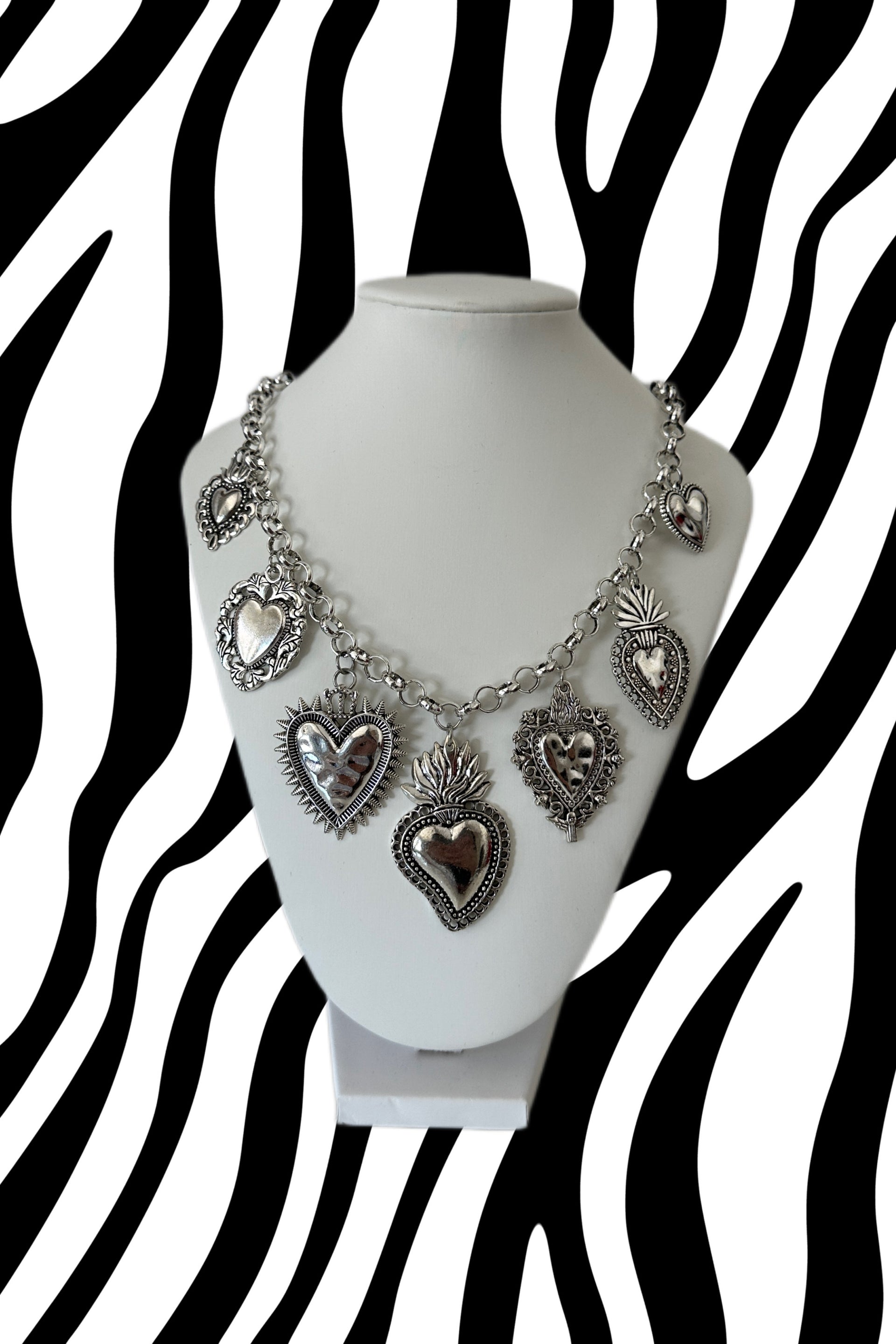 Charm-Kette „VINTAGE HEARTS“